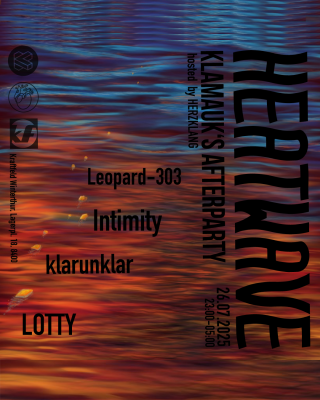 Heatwave, klarunklar (Winti), Lotty (Züri), Intimity (Herzklang/Winti), Leopard-303 (Winti)