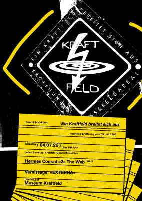 Museum Kraftfeld, Vernissage: «EXTERNA», Ein Kraftfeld breitet sich aus, Hermes Conrad b2b The Web (Winti) Museum Kraftfeld, Vernissage: «EXTERNA», Ein Kraftfeld breitet sich aus, Hermes Conrad b2b The Web (Winti)