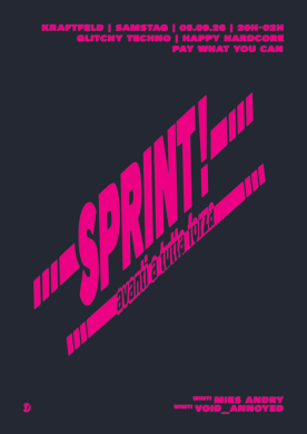 Sprint!, Mies Andry (Winti), Void_annoyed (Winti) | 05.09.2026